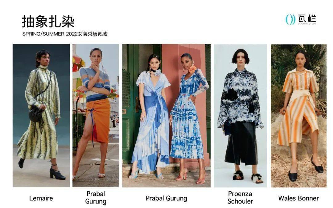 官网|图案趋势 ｜2022春夏女装秀场5大印花趋势来了~