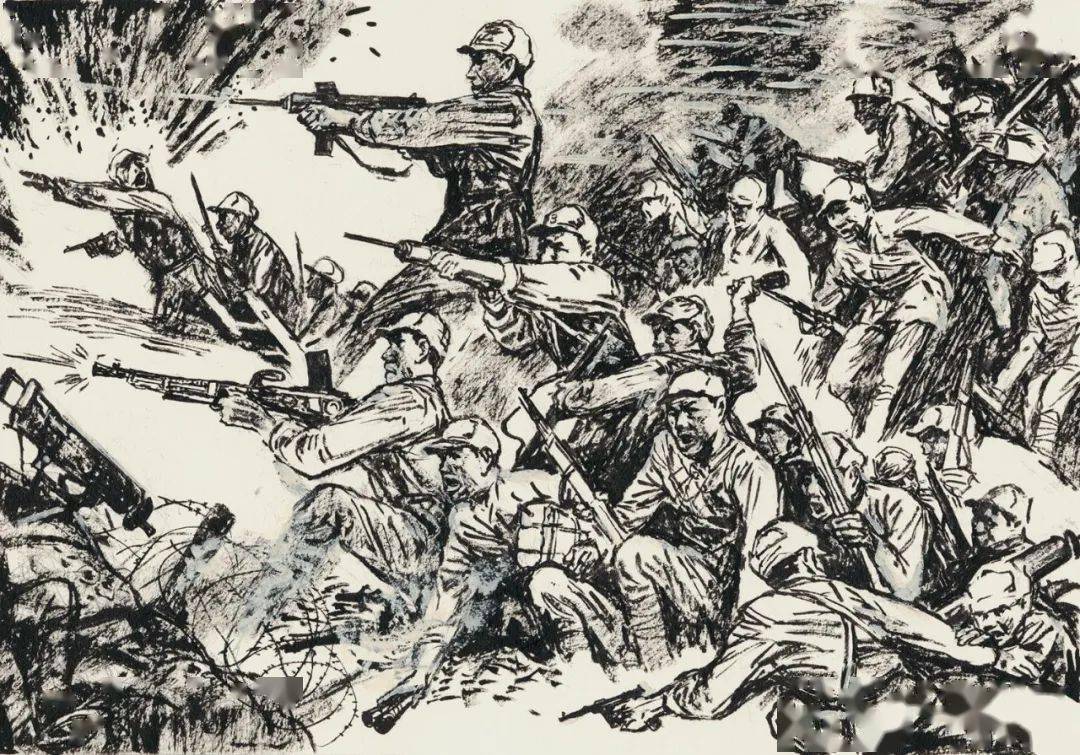 连环画连载人民的战士耿飚的戎马生涯二十三