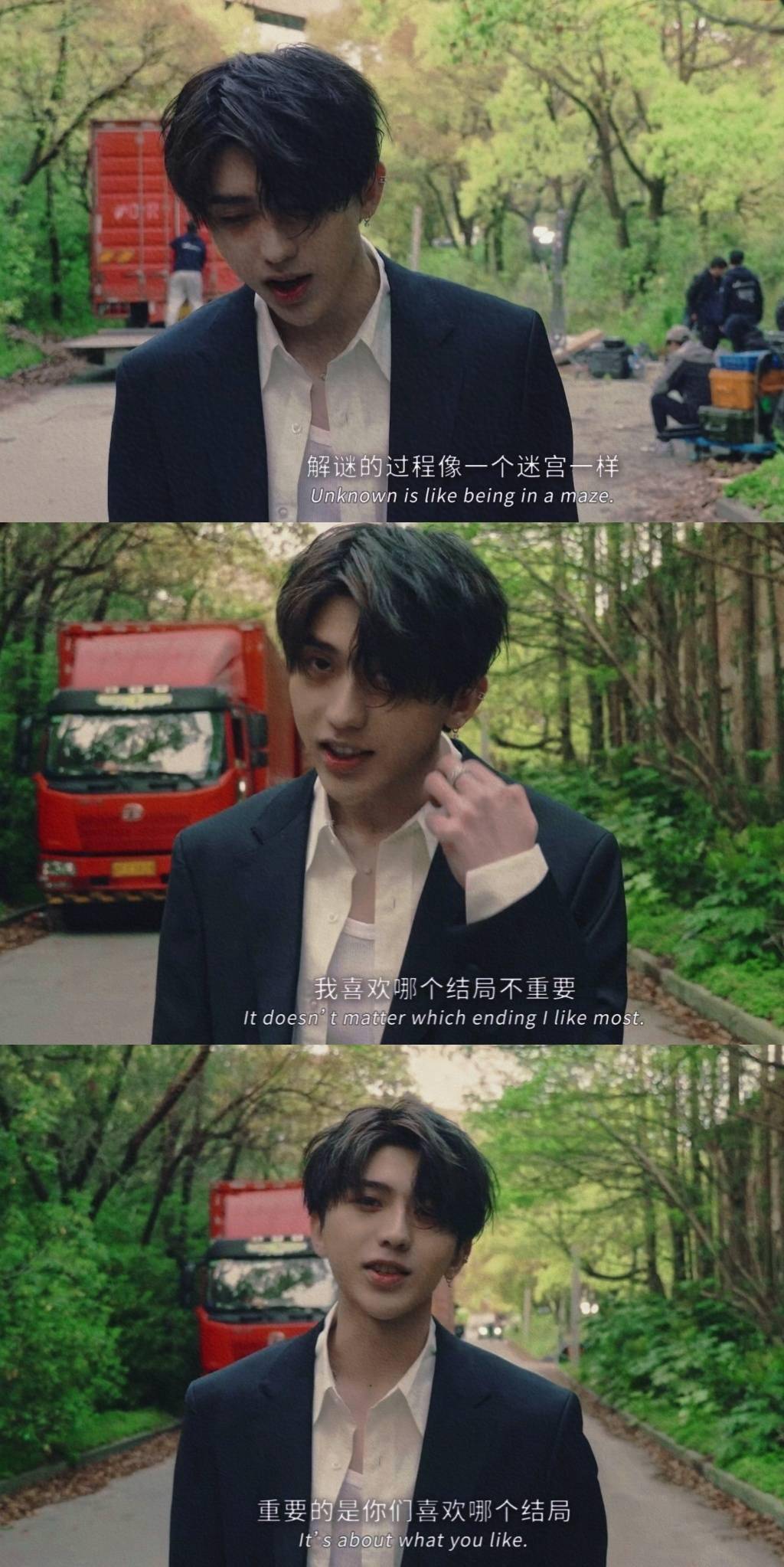 蔡徐坤《迷》互动mv拍摄纪录片空降 冬天户外拍摄安排自己淋雨一整天