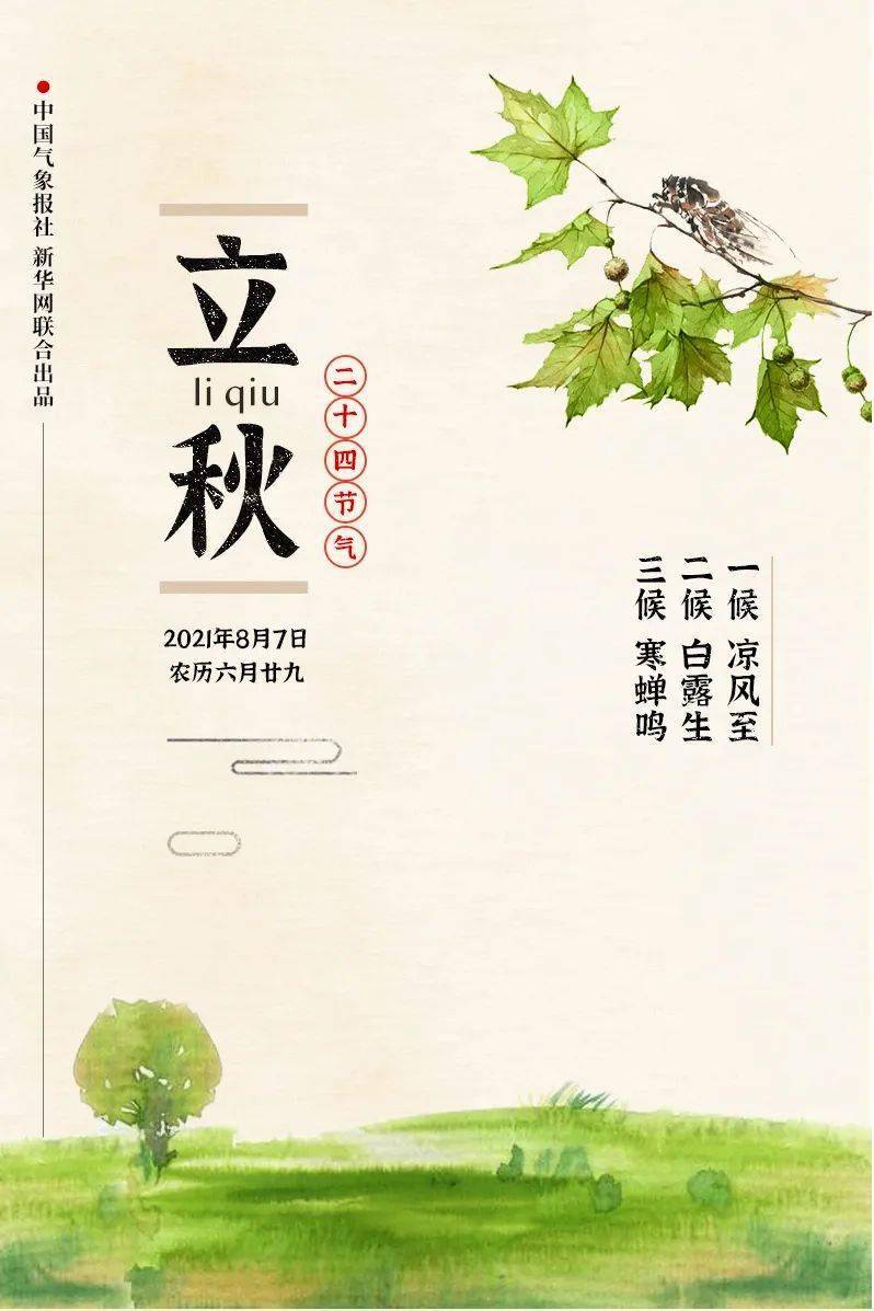 今日立秋
