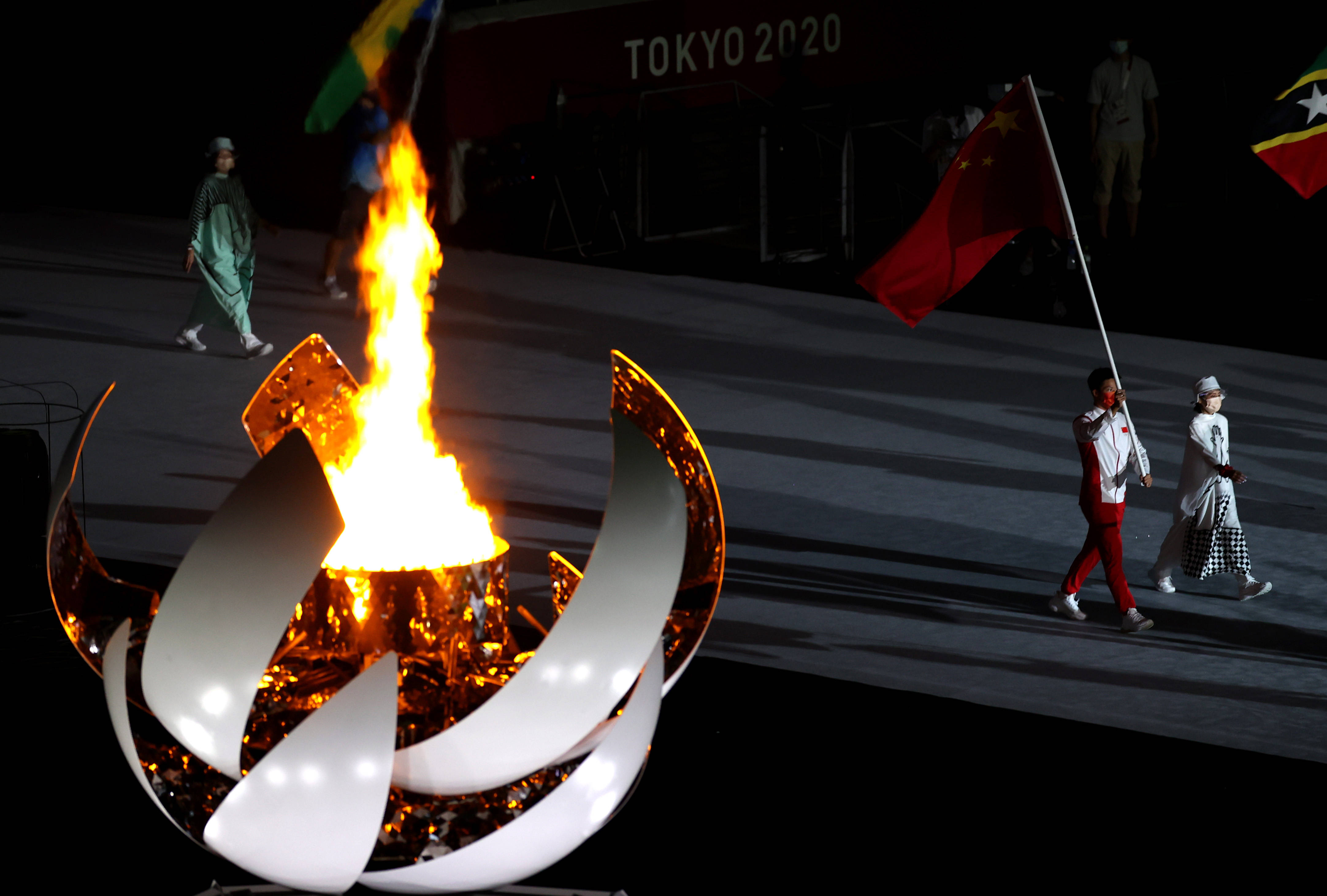 东京奥运会闭幕式举行