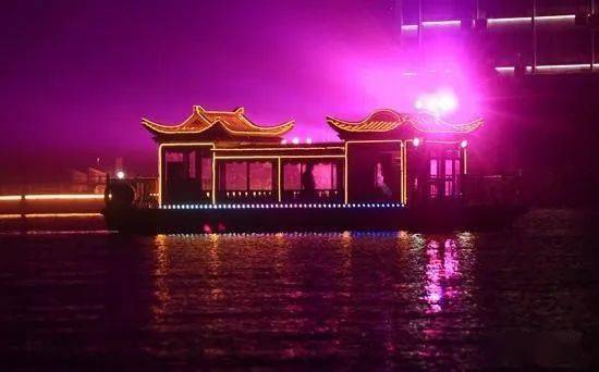 清溪河水上游船项目正稳步推进中关于夜间旅游池州做了这些事