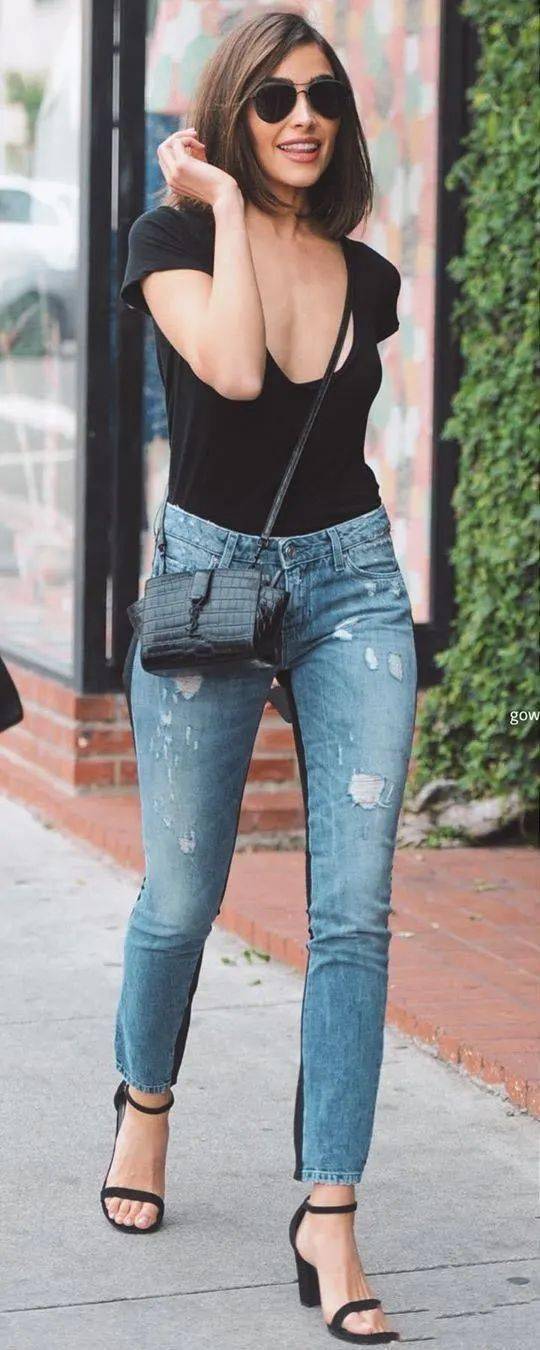 芭蕾|早秋必穿“牛仔裤+仙女鞋”，显气质显高级还显腿长！