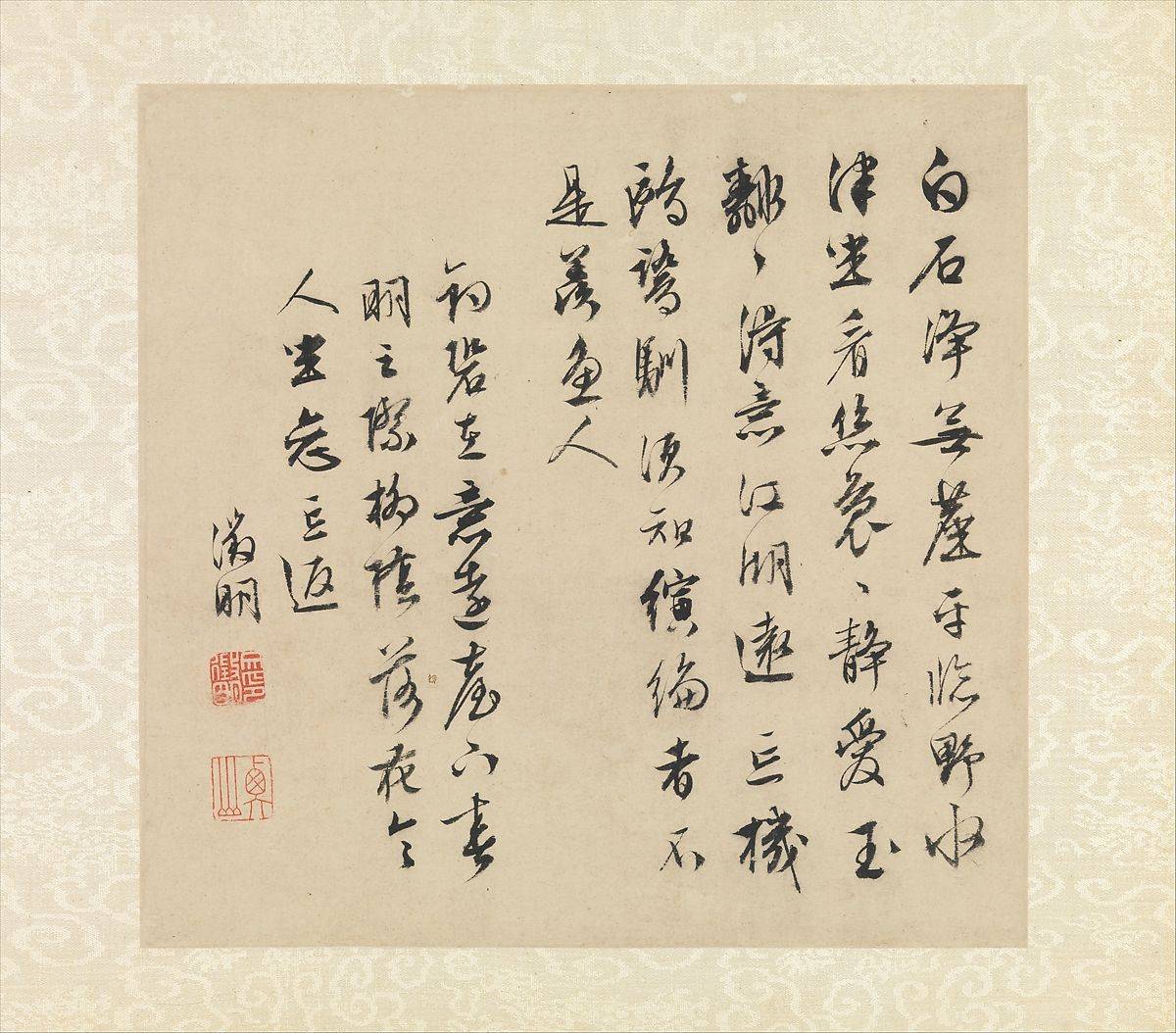 雅集|东林避暑与秋林闲钓，纽约大都会呈现中国艺术的隐逸雅集