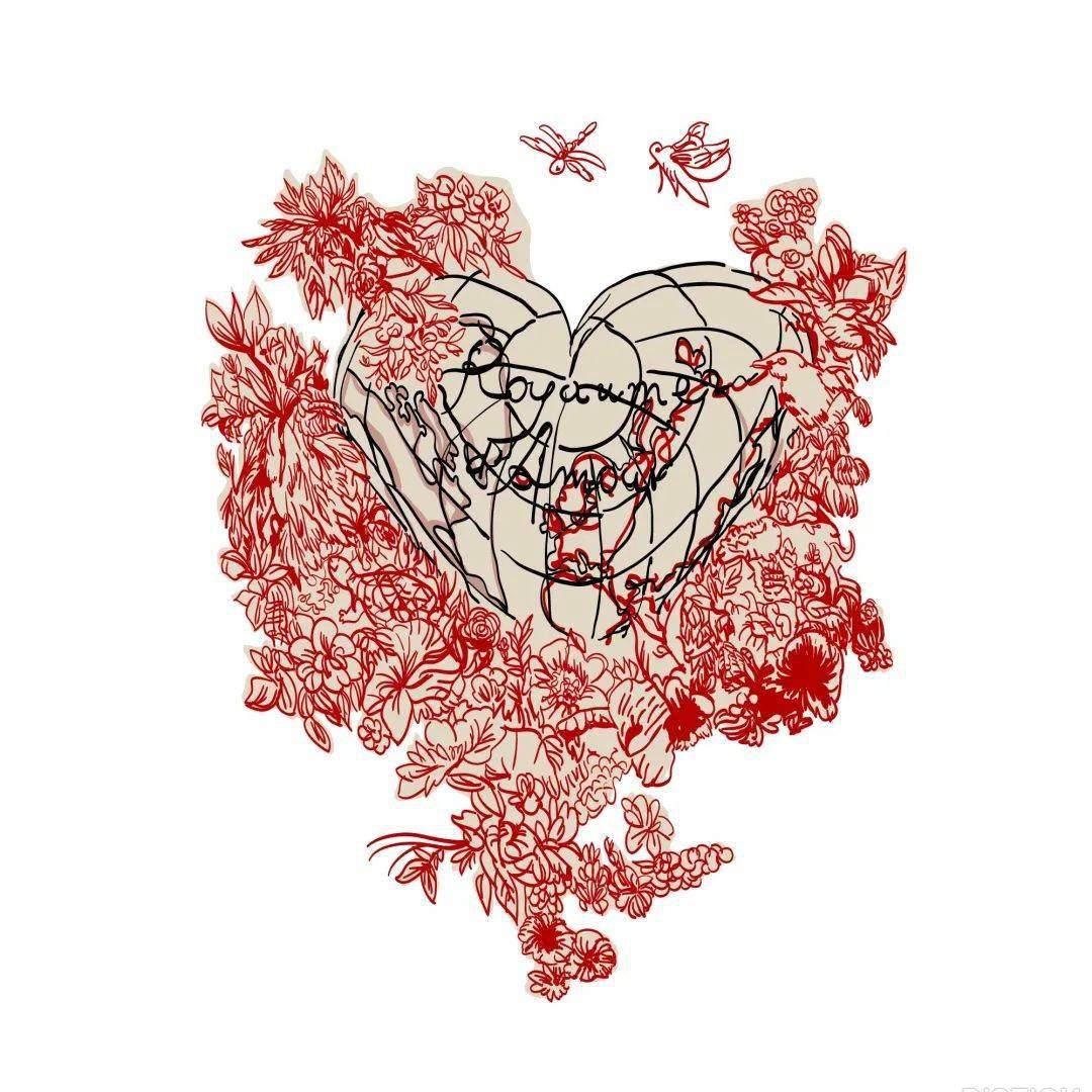 图案|说到爱, 真是设计师的一大灵感来源啊~