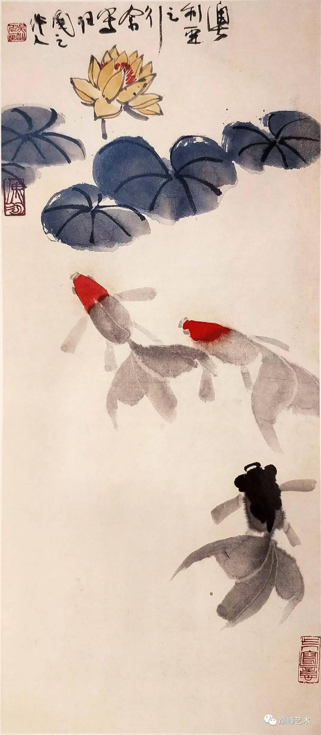 吴作人精美绘画