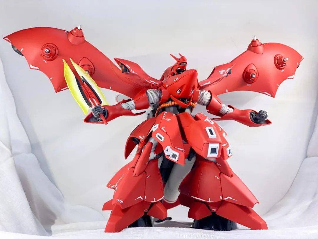 细致哑光涂装hguc夜莺涂装作