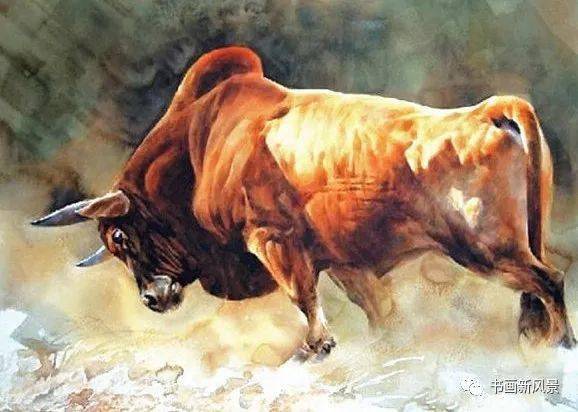 这组牛画幅幅动人心魄
