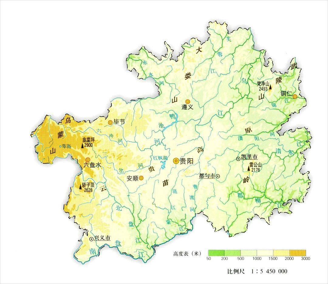 收藏丨漂亮簡潔的各省市地形地勢高清地圖