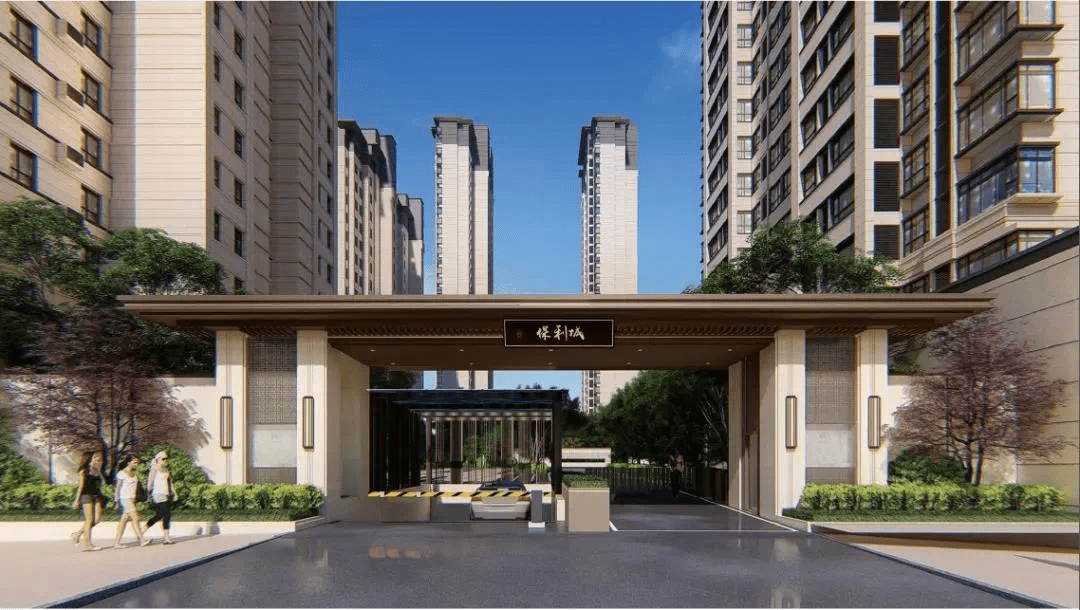 保利城效果图淄博东城在售楼盘里体量最大的就是天鸿·万象,天鸿