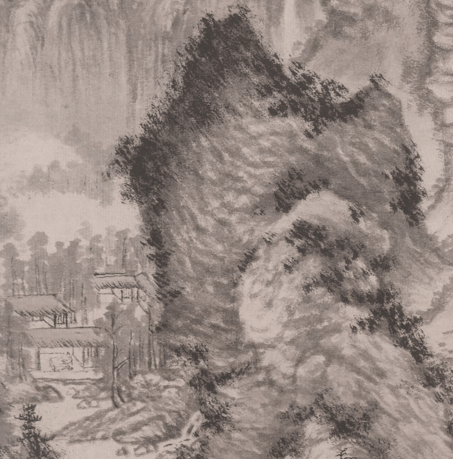 书画赏析到元四家之王蒙的归隐山水画里隐居去