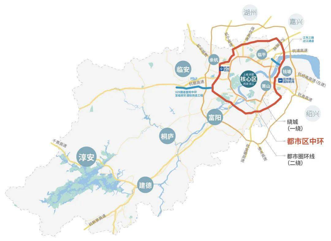"中环"时代触手可及,"三环"交通未来可期!_杭州