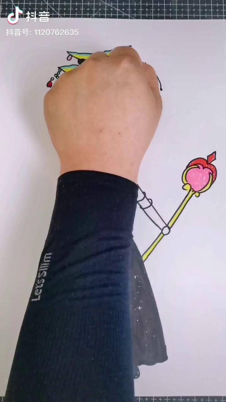 手掌画叶罗丽猜猜画的谁简笔画叶罗丽精灵梦dou小助手卡通小艾