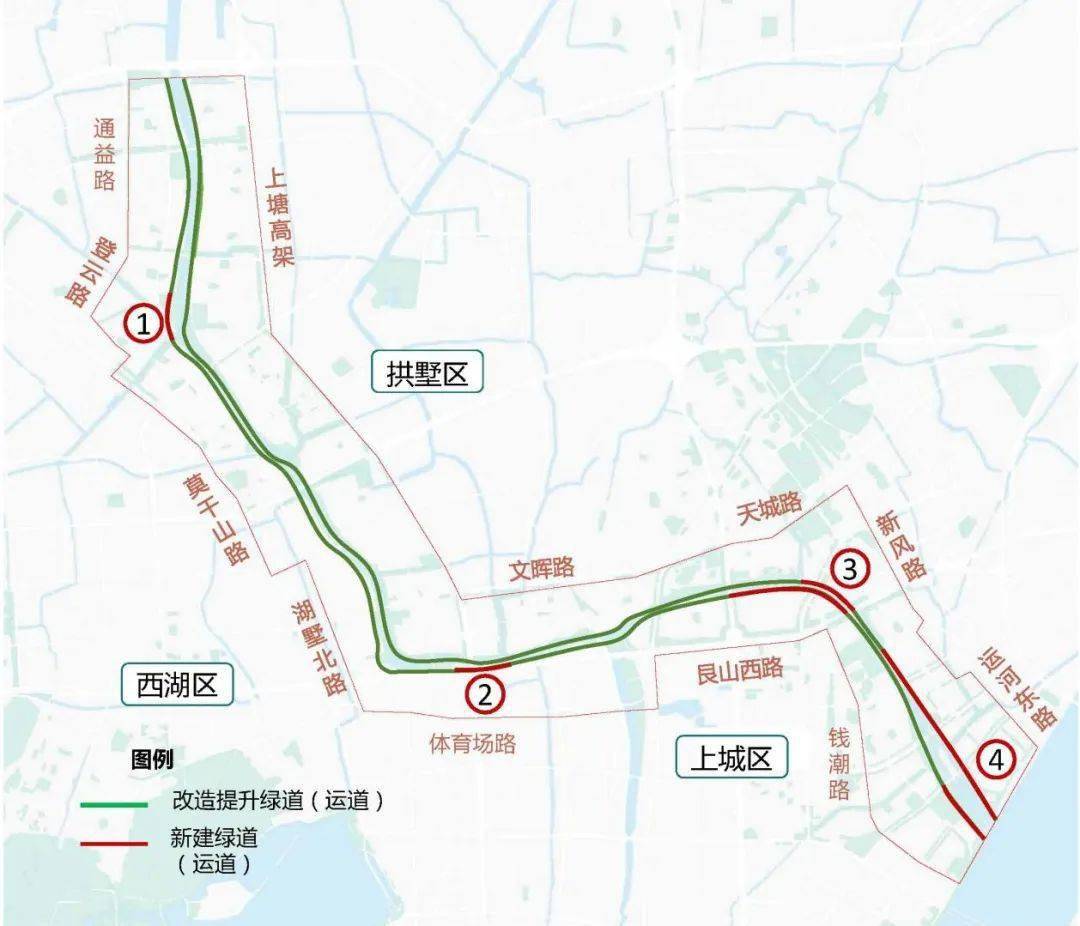 杭州运河二通道规划图图片