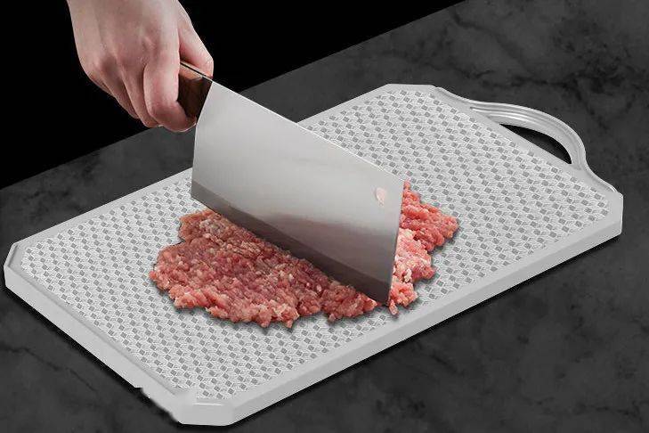 菜板|德国用不锈钢造「变态」菜板，颠覆传统设计，99%抗菌，一板两用只要69元~