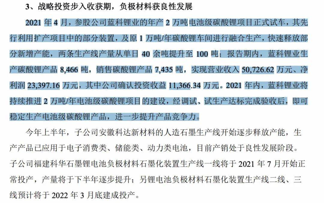 盐湖提锂有多暴利 这家上市公司半年报 泄露天机 蓝科