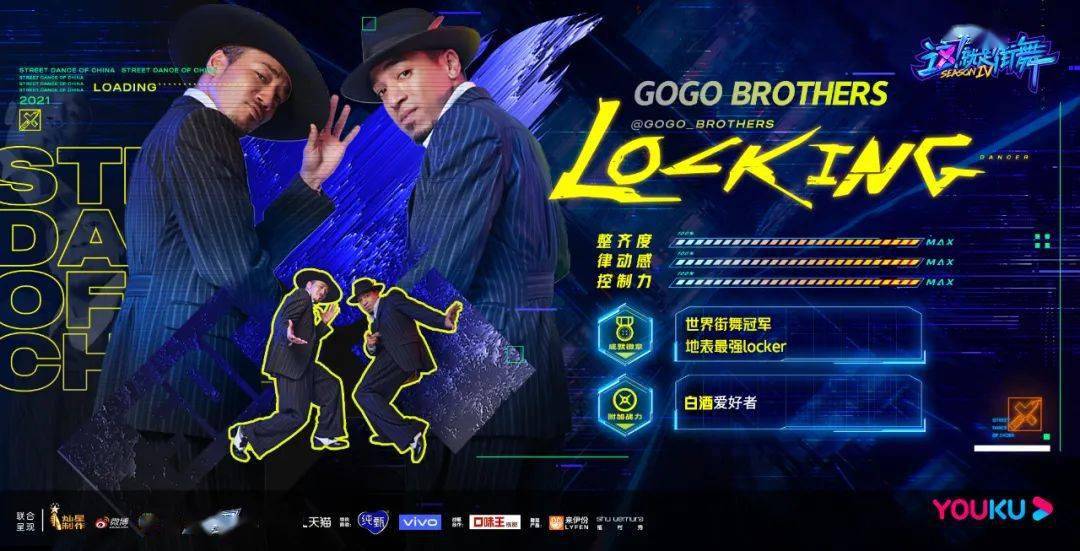 的核心特色,吸引了亚洲最强的locking组合之一gogo brothers,瑞士大神