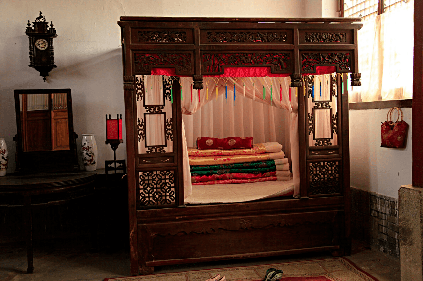 古代大户人家卧室图片