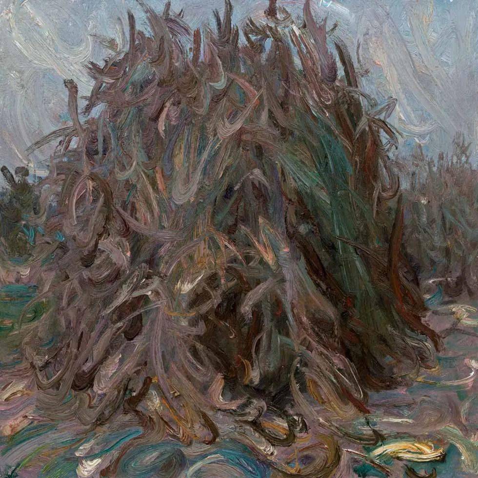 中国油画大家靳之林