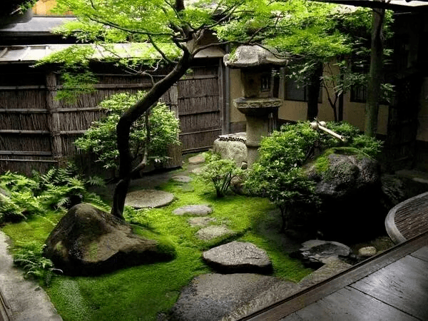 日式坪庭超小空间演绎侘寂之美