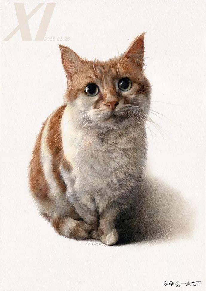 孟祥雷笔下的彩铅超写实少女楚楚动人