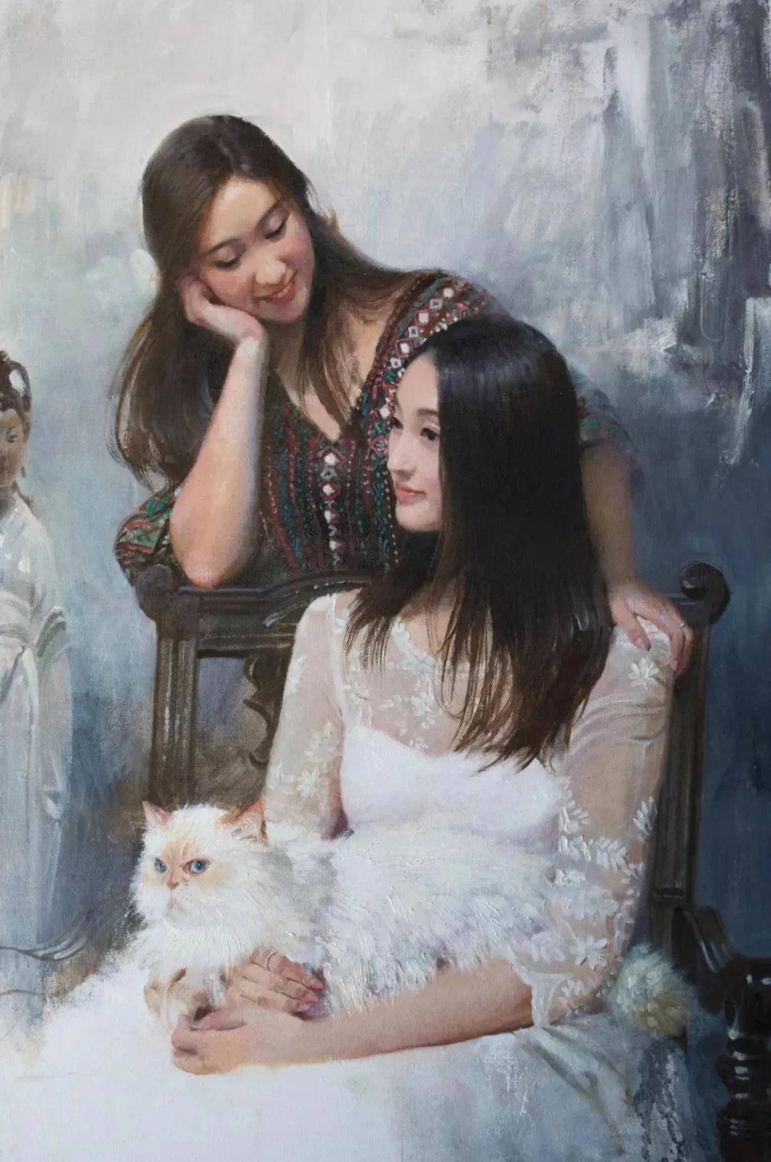 黄中羊水彩画作品欣赏