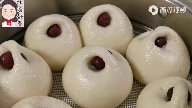 东北过年必备美食枣馒头豆包暄软有内涵好看好吃做法还简单