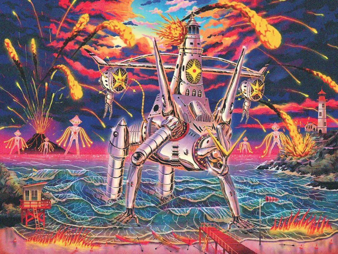 铁屑|这个小哥画风，好诡异的魔幻！