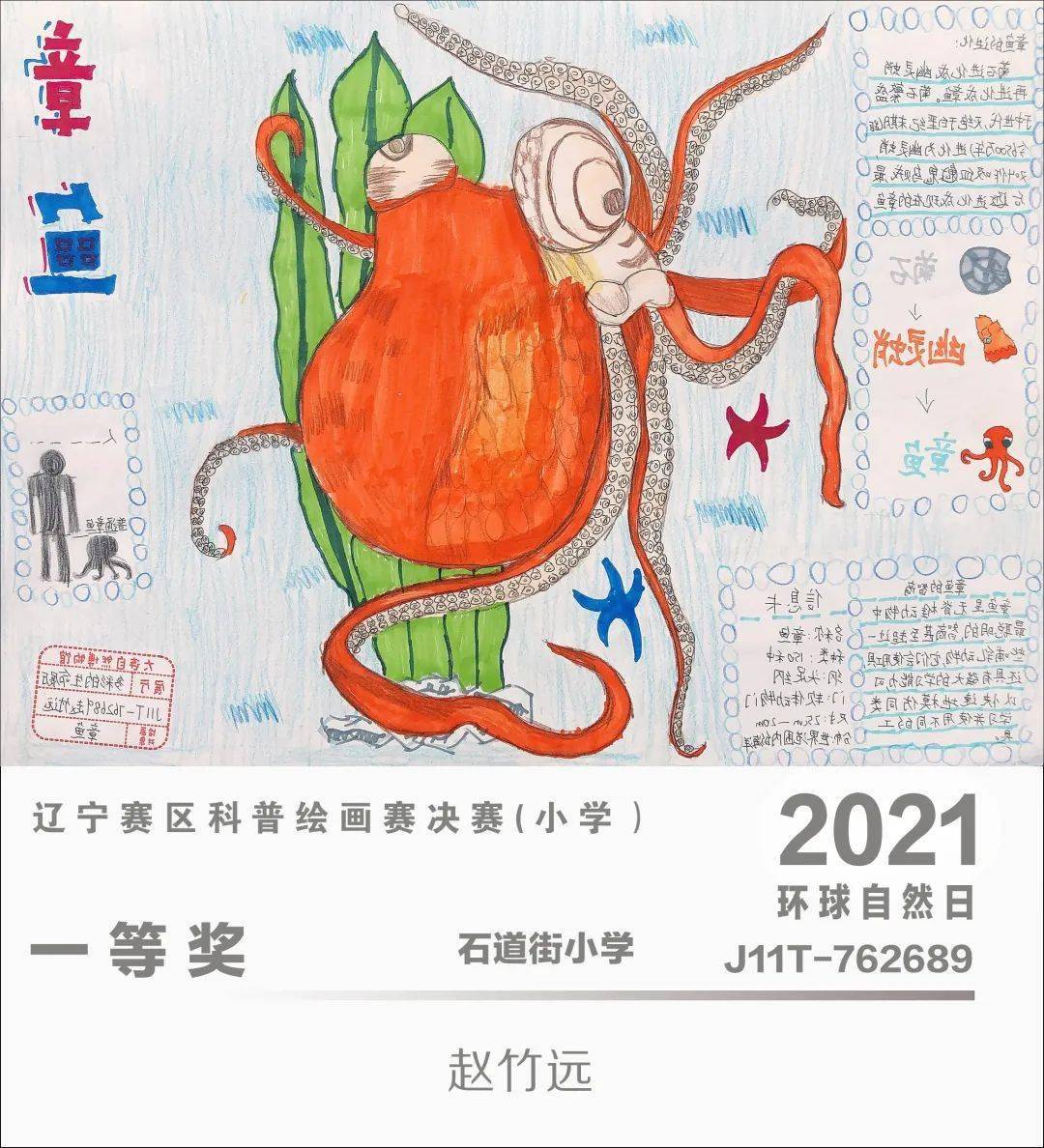 環球自然日2021遼寧賽區科普繪畫賽優秀作品賞析