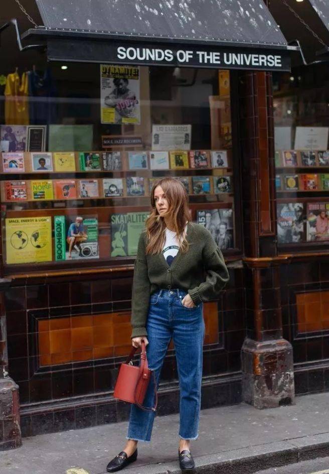 蓝色|初秋换季穿“ 奶奶衫 ”呀，太好穿了！