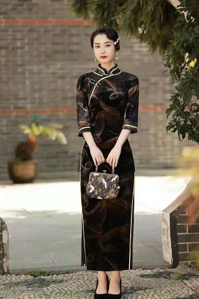 最美中国风!复古改良旗袍也能穿出旧时光的时髦感!