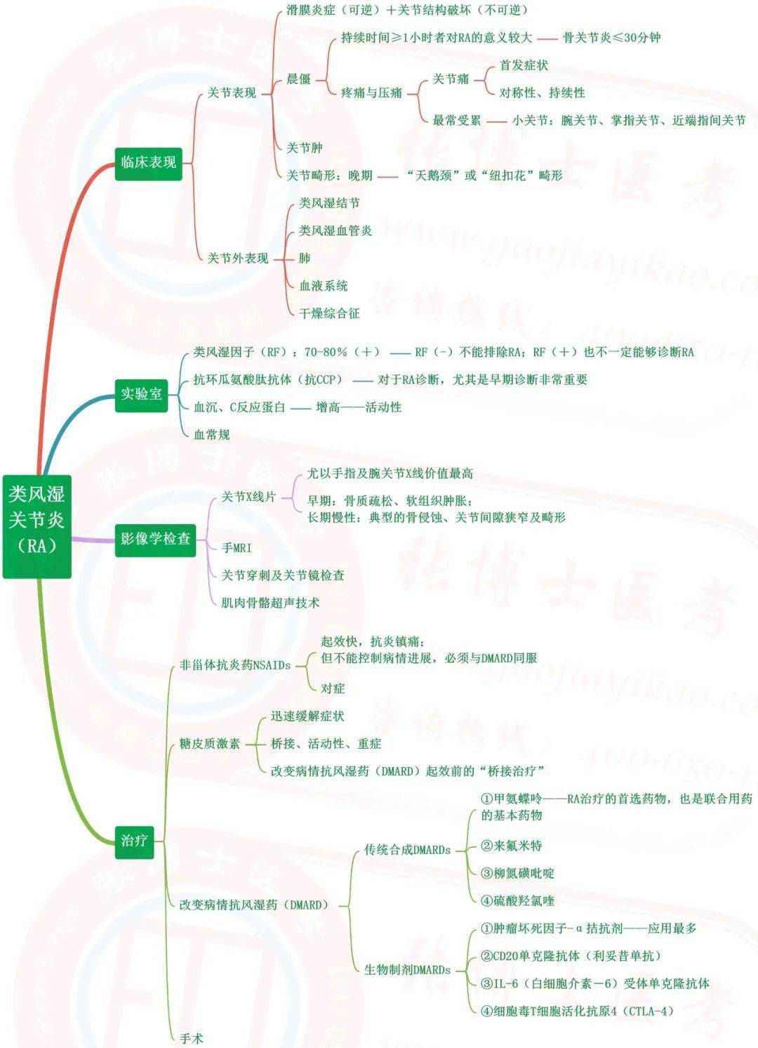 【臨床】風溼免疫性疾病-思維導圖