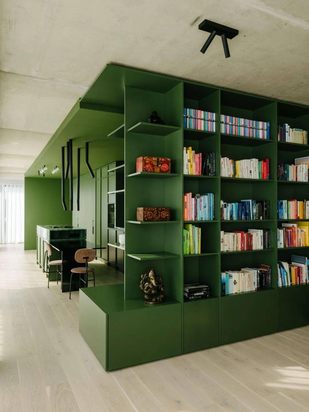 用绿色装饰家,超大胆的设计,竟能如此好看!