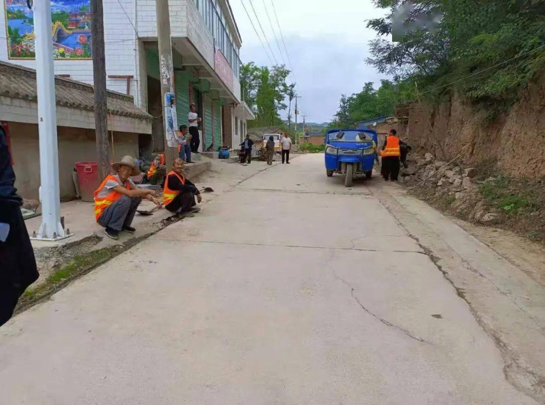 【苏合动态】杨河村强力整治公路两边乱堆乱放及环境卫生