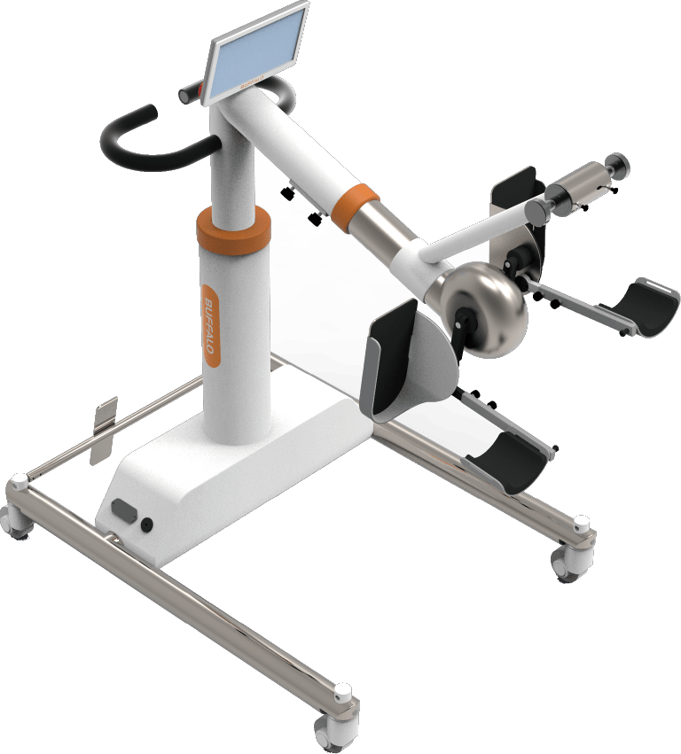 分别为:上肢康复机器人,下肢智能反馈训练系统,上下肢主被动训练系统