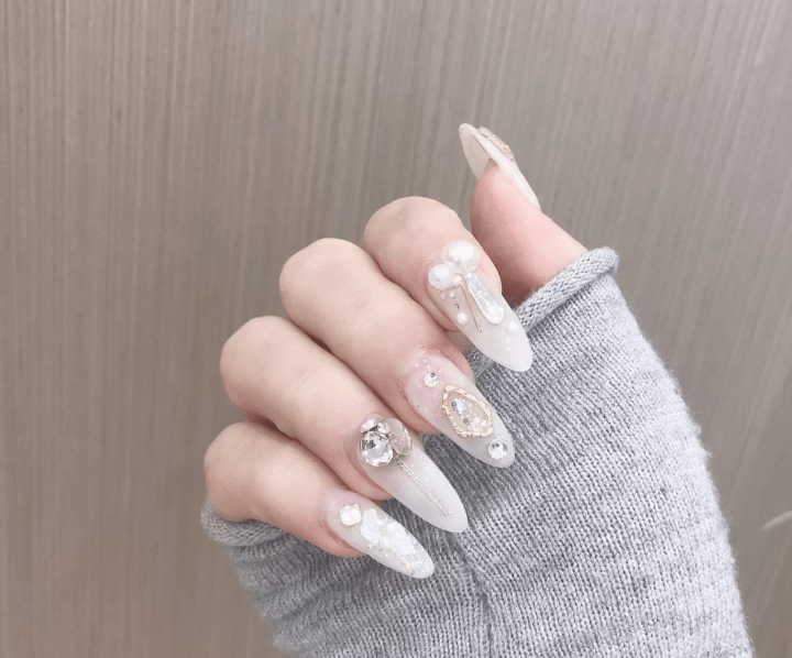 轻奢日式美甲精致仙女必做的款式