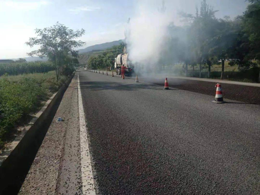 【养护动态】漳县公路段全面完成碎石封层预防性养护工作_路面