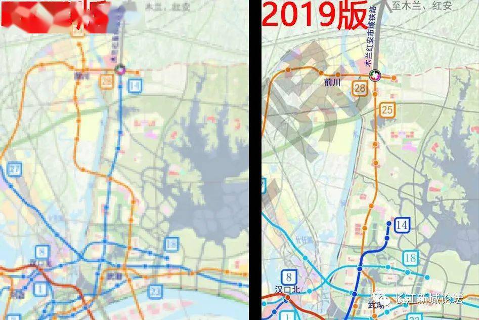 武汉长丰大道地铁规划图片