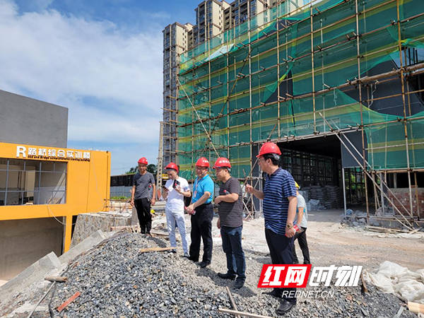 湖南高铁职院假期推进重点项目施工 为开学提供保障