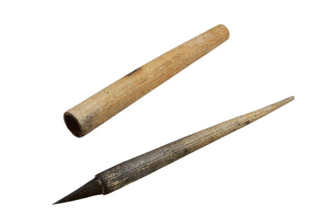 王羲之时代的"书殉笔葬"_毛笔