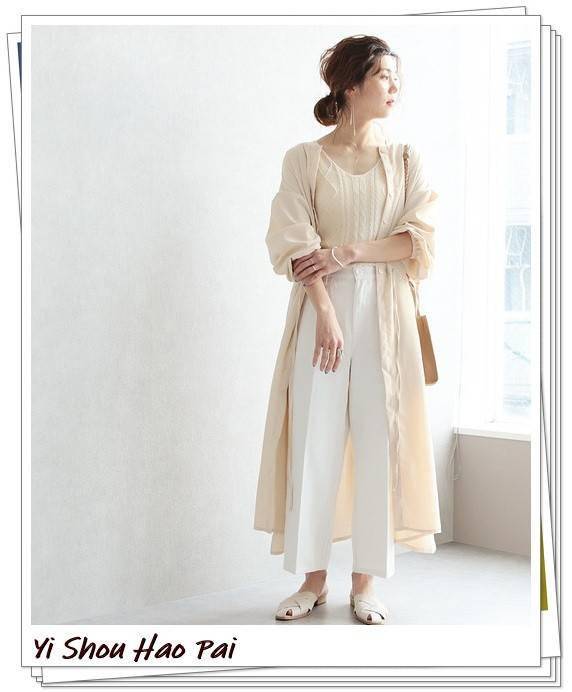 柔和而宁静适合30多岁女人的米色连衣裙穿搭24种案例