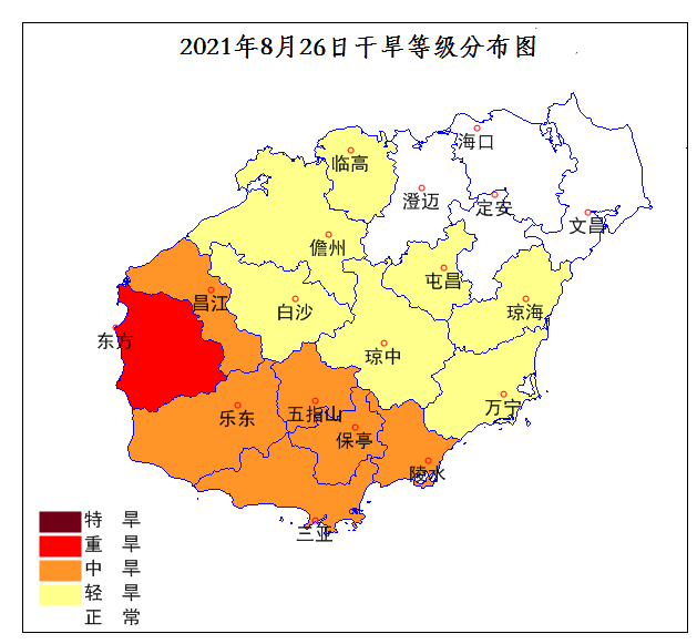 海南潮湿分布图图片