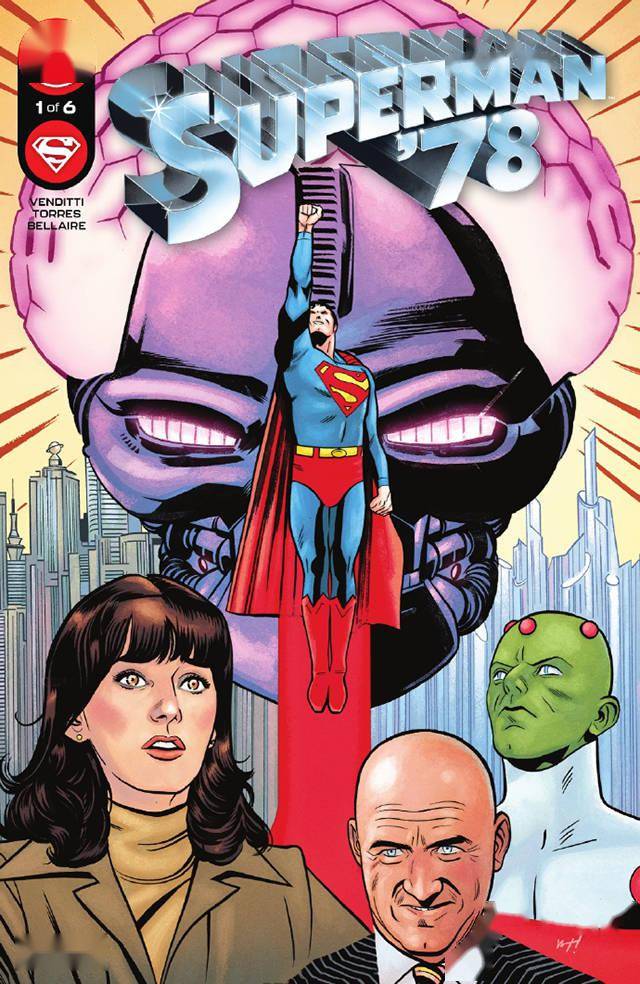 DC漫画公开里夫超人纪念刊第一期正式封面插图