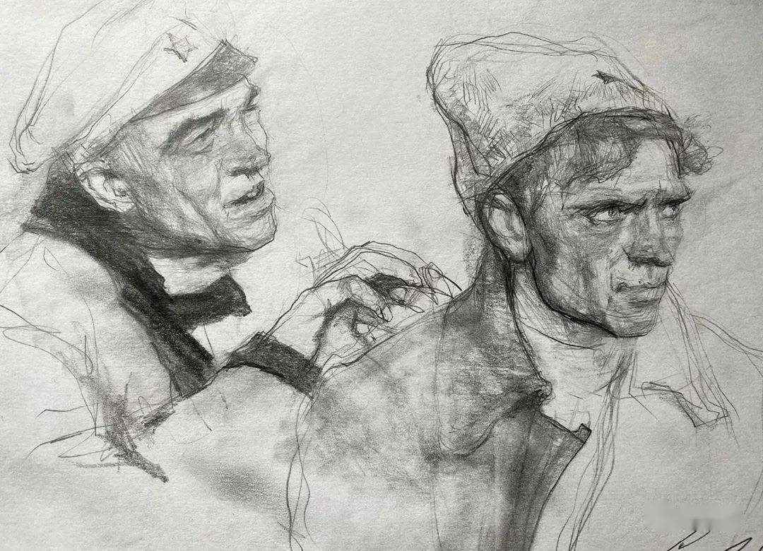 【写生啦】松弛有度,虚实相间——俄罗斯艺术家彼得·萨多夫斯基素描