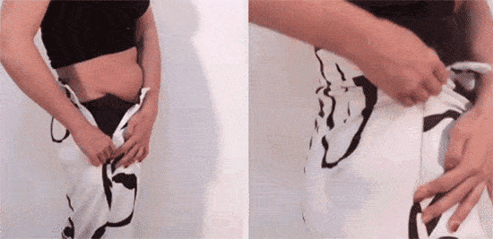 面料|1秒收腹细腰的魔术裤,显瘦10斤,堪比“抽脂”!