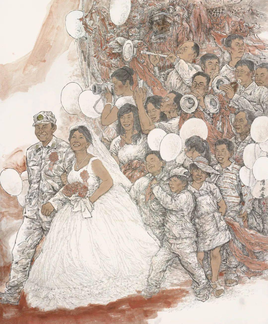 陈玉春 勇士归来褚培岩 寒林春晓戴郁明 三月的早晨邓枫 山坡坡邓明汉