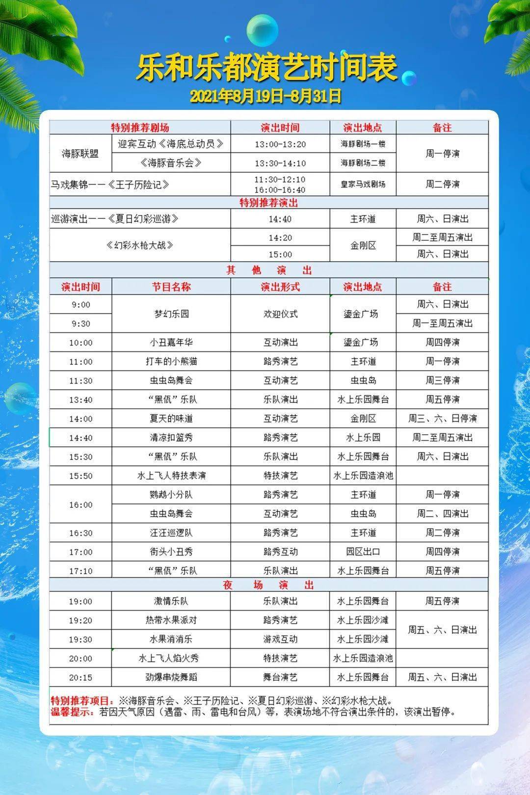 乐和乐都景区入园必备6件套