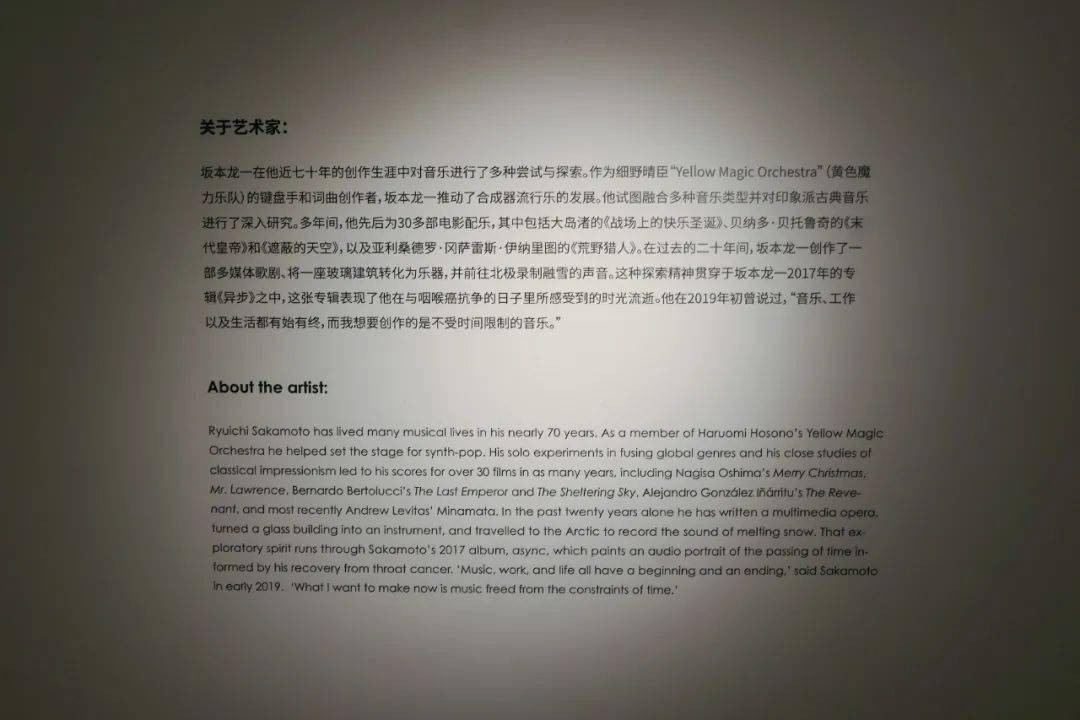 带你看展（27）：坂本龍一：觀音·聽時_手机搜狐网