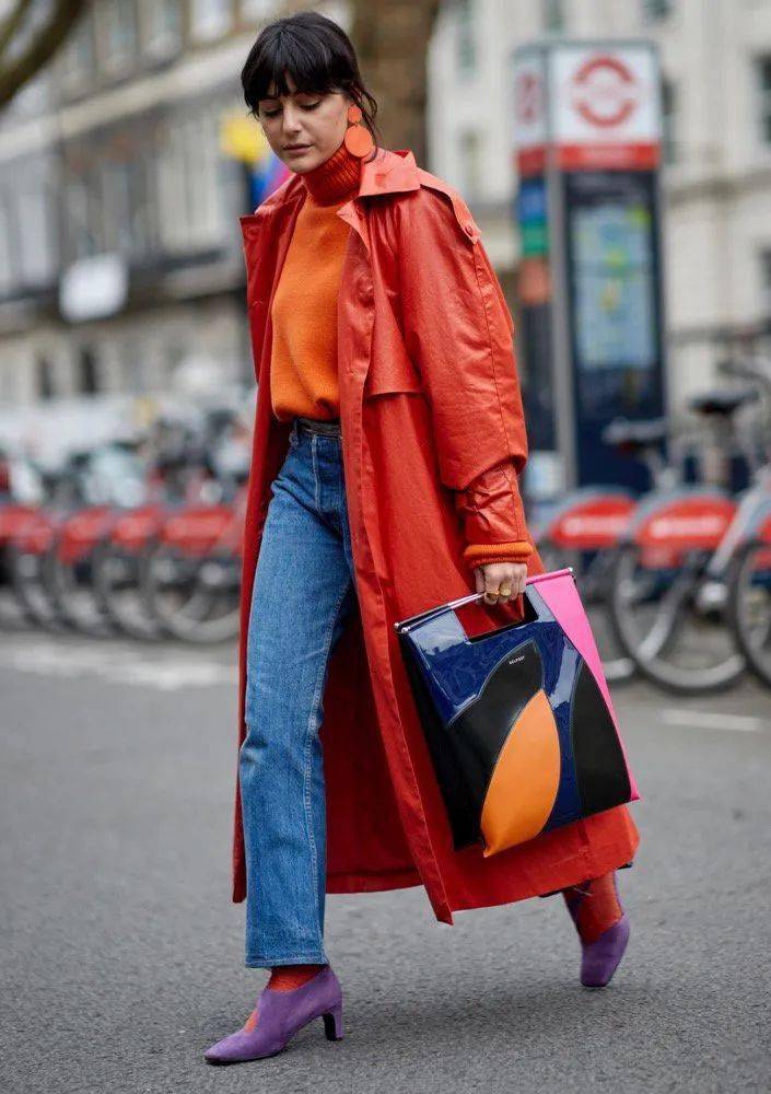 橘 蓝,这一组配色太好看了!