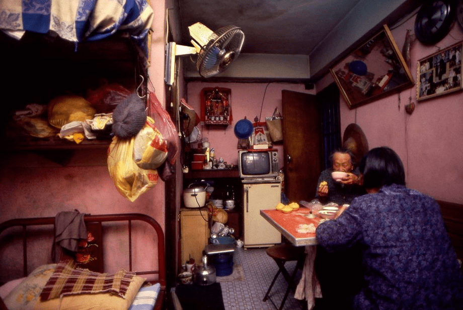 80年代的香港杂乱的九龙城寨摄影师greggirard67676767